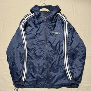 Vintage Penn State Nittany Lions Hooded Winter Coat Jacket Size L Spotlight PSU